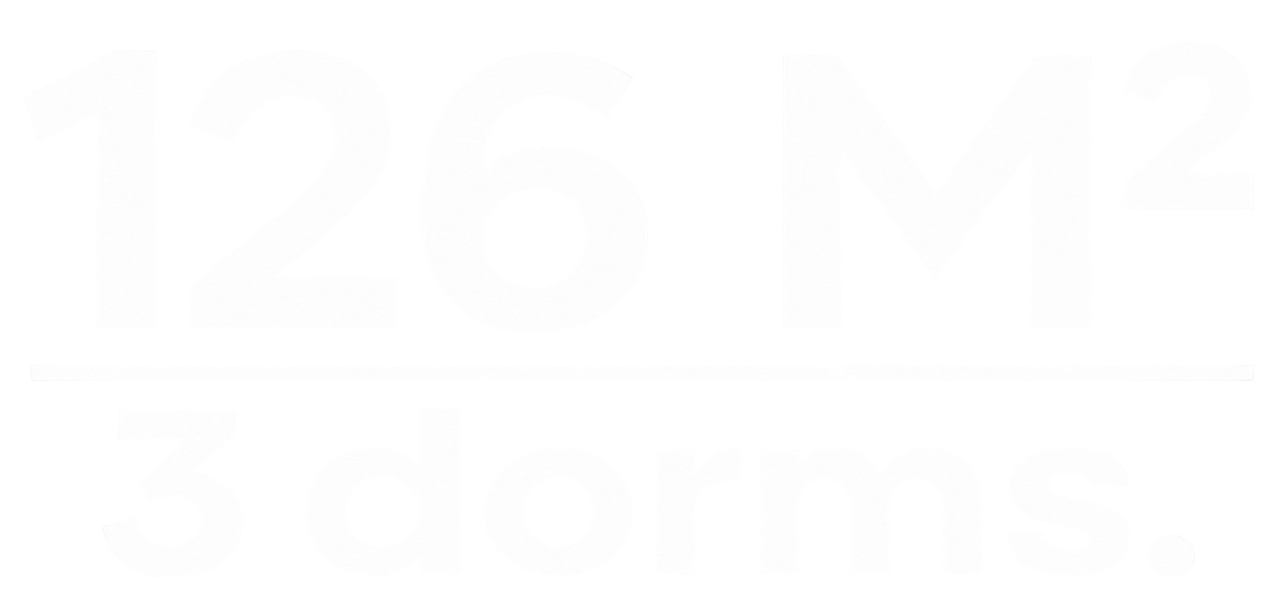 126 m2 logo blanco